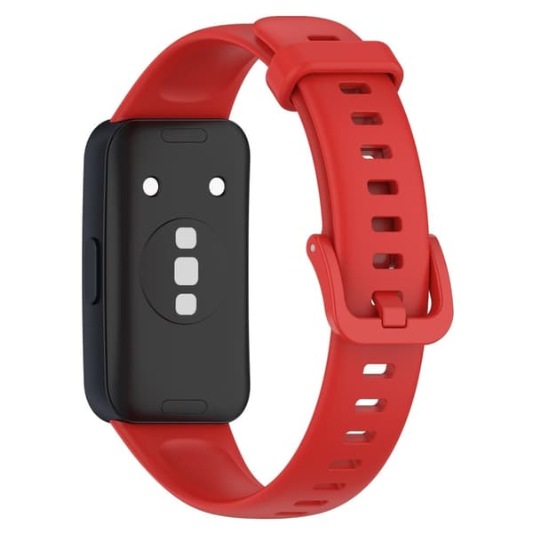 Huawei Band 8 silikonestrop vandtæt blød urrem - Rød Red