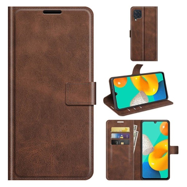 LC.IMEEKE Samsung Galaxy M32 flip etui - Brun Brown