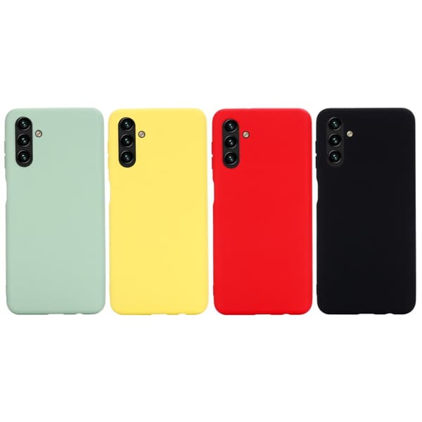Matte Liquid Samsung Galaxy A13 5G silikone cover - Sort Black