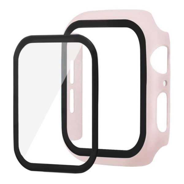 Apple Watch Series 5 44mm kestävä kumipäällysteinen kotelo - Pinkki Pink