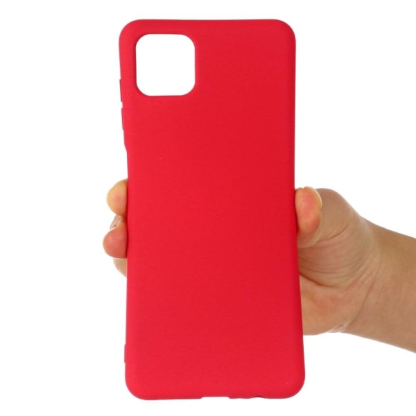 Matte Liquid Samsung Galaxy A22 5G silikone cover - Rød Red