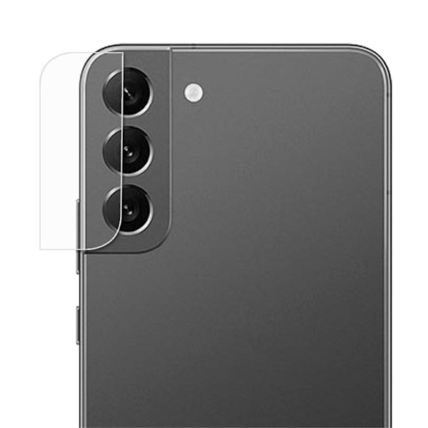 Samsung Galaxy S22 AGC kameralinsebeskytter af hærdet glas Transparent