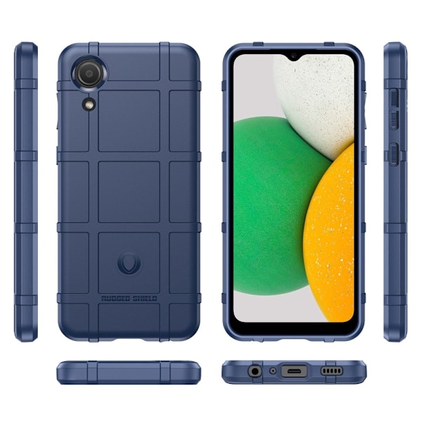 Rugged Shield Etui Samsung Galaxy A03 Core - Blå Blue