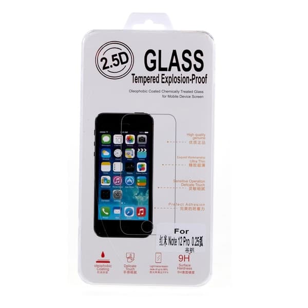 0.3mm karkaistua lasia Xiaomi Redmi Note 12 Pro näytönsuojat Transparent