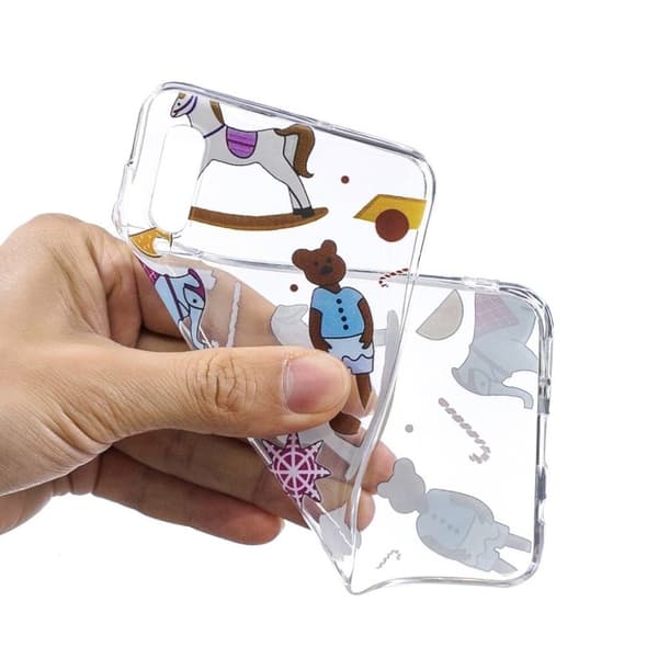 Samsung Galaxy A50 Etui Med Mønster - Tegnede Figurer Multicolor