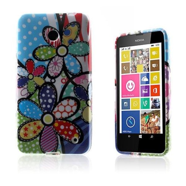 Westergaard cover til Nokia Lumia 630 - Funky blomster Multicolor