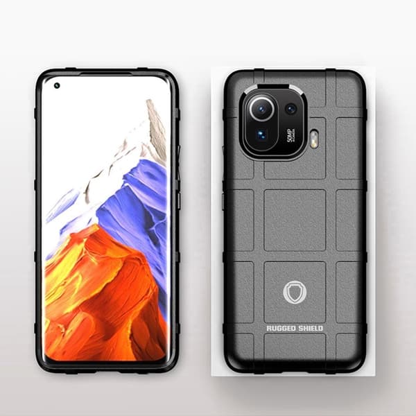 Rugged Shield Etui Xiaomi Mi 11 Pro - Svart Black