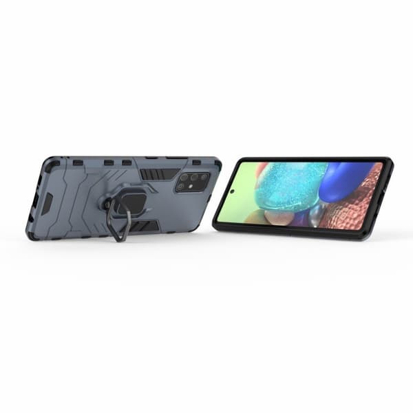 Ring Guard kuoret - Samsung Galaxy A71 - Sininen Blue