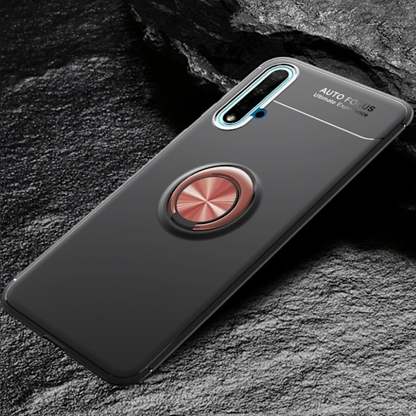 Ringo Huawei Nova 5 deksel - Svart / Rose Gull Black