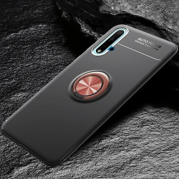 Ringo kuoret - Huawei Nova 5 - Musta / Ruusukulta Black