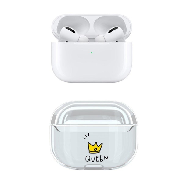 AirPods Pro cute pattern case - Queen White