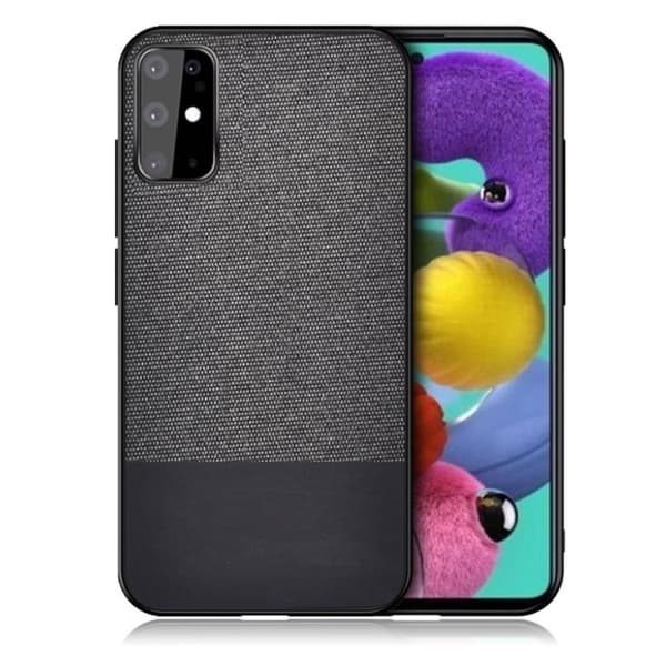 Berlin Samsung Galaxy S20 Ultra deksel - Svart / klut + PU-stil Black