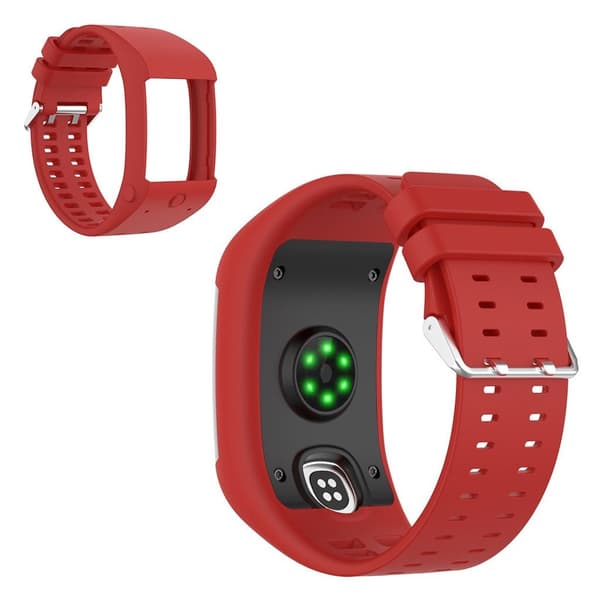 Polar M600 silikoninen kellonauha - Punainen Red