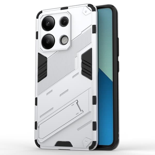 Stødsikkert moderne Xiaomi Redmi Note 13 4G hybridcover - Hvid White