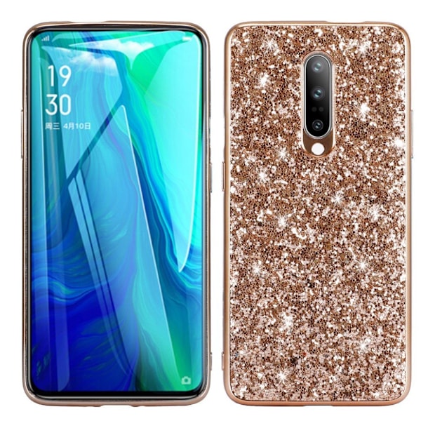 Glitter OnePlus 8 kuoret - Kulta Gold