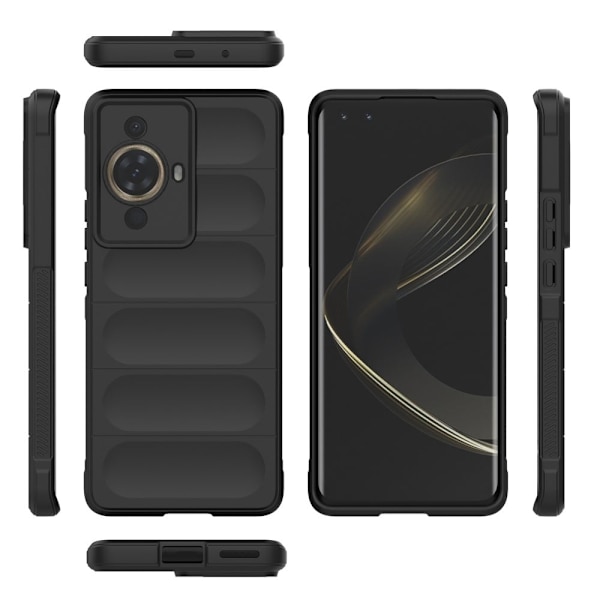 Mjukt greppformat Huawei Nova 11 Pro / Huawei Nova 11 Ultra skal - Silver/Grå Silvergrå