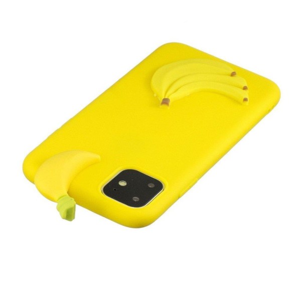 Cute 3D iPhone 11 Pro Max kuoret - Banaani Yellow