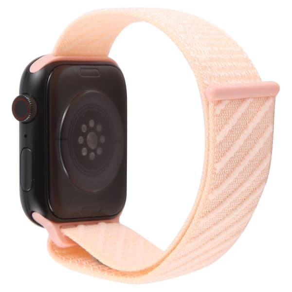 Armbånd Apple Watch Series 41mm - 40mm - 38mm Nylon Sport Loop Strap - Rosa Pink