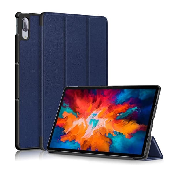 Lenovo Tab P11 Pro Trippelt Lær Etui - Blå Blue