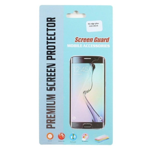 Fullt Täckande Mjukt Skärmskydd för Samsung Galaxy S6 Edge Plus Transparent