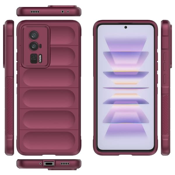 Blødt grebsformet cover til Xiaomi Redmi K60 / Xiaomi Redmi K60 Pro - Rød Red