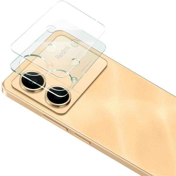IMAK Xiaomi Redmi Note 13R Pro kameraskydd i glas och akryl Transparent