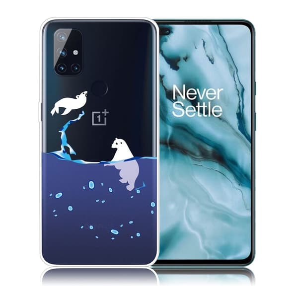 Deco OnePlus Nord N10 5G etui - isbjørn White