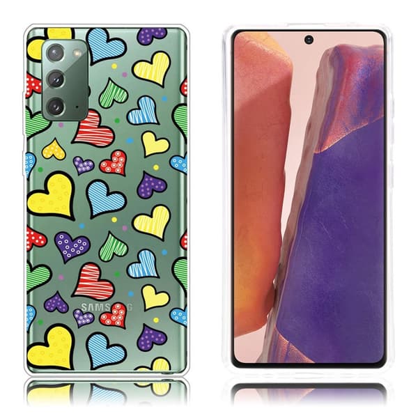 Deco Samsung Galaxy Note 20 cover - Flerfarvet Multicolor
