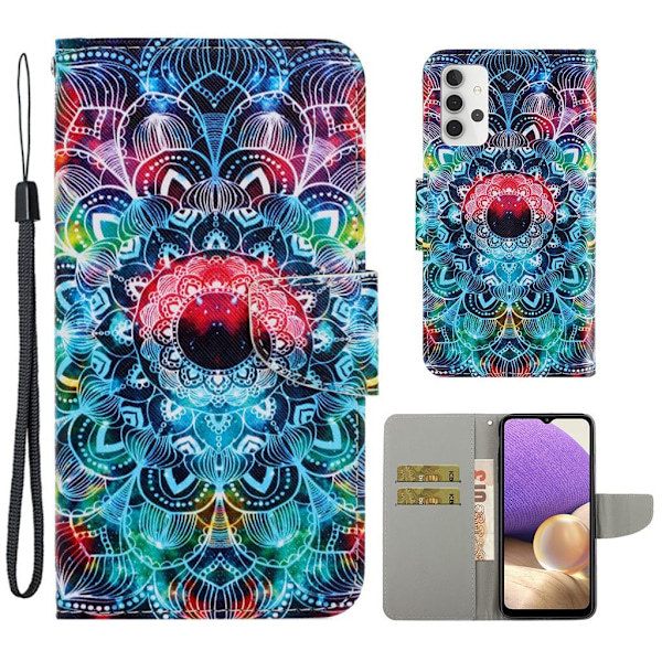 Wonderland Samsung Galaxy A32 fodral -Flerfärgad multifärg