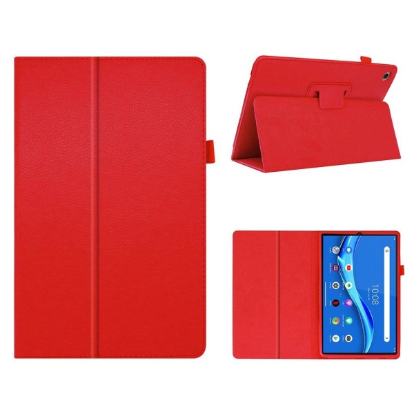 Lenovo Tab M10 HD Gen 2 litchi texture leather case - Red Red