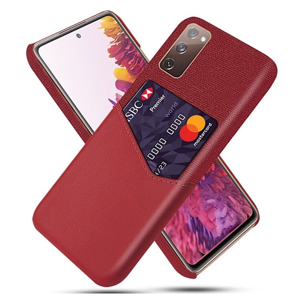Bofink Samsung Galaxy S20 FE 5G / S20 FE -kortin suojus - Punainen Red
