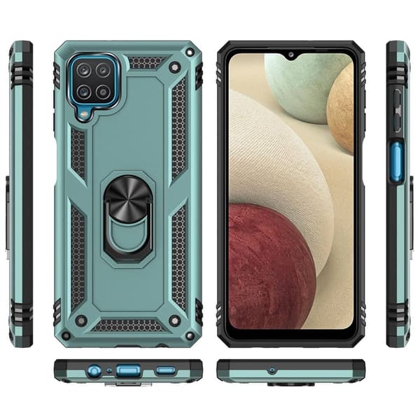 Bofink Combat Samsung Galaxy M53 5g Etui - Svartgrønn Green
