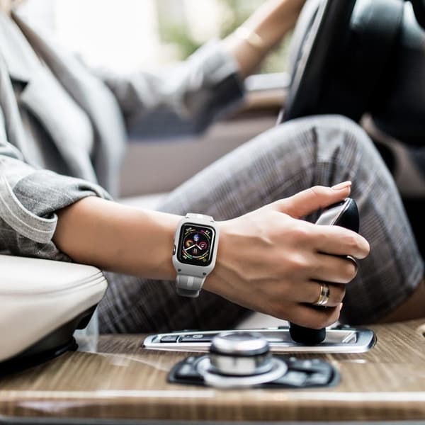 Apple Watch Series 3/2/1 38mm silikone Urrem - Hvid White