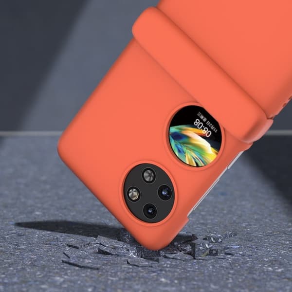 Til Huawei Pocket 2 Hard PC Case Multifunction Hinge Protection Slim Phone Cover - Orange Orange