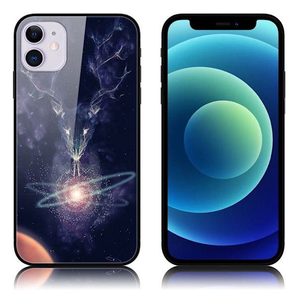 Fantasy iPhone 12 Mini kotelot - Salama Hirvi Purple