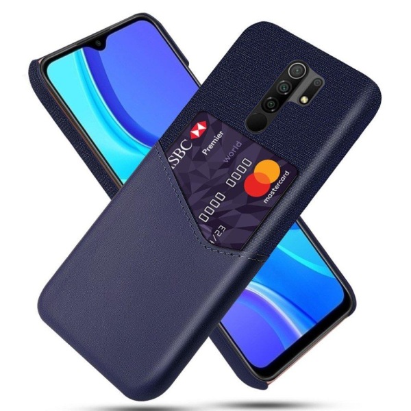 Bofink Xiaomi Redmi 9 Card Cover - Blå Blue