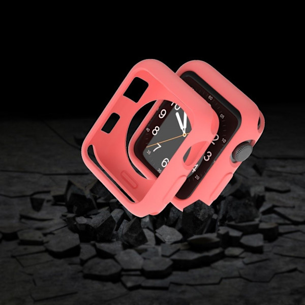 Apple Watch Series 3/2/1 42mm robust case - Coral Orange