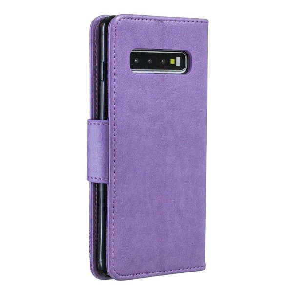 Butterfly Samsung Galaxy S10 etui - Lilla Purple