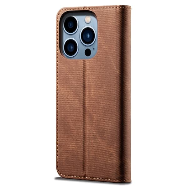 Jeans iPhone 16 Pro Max fodral - Kaffe Brun