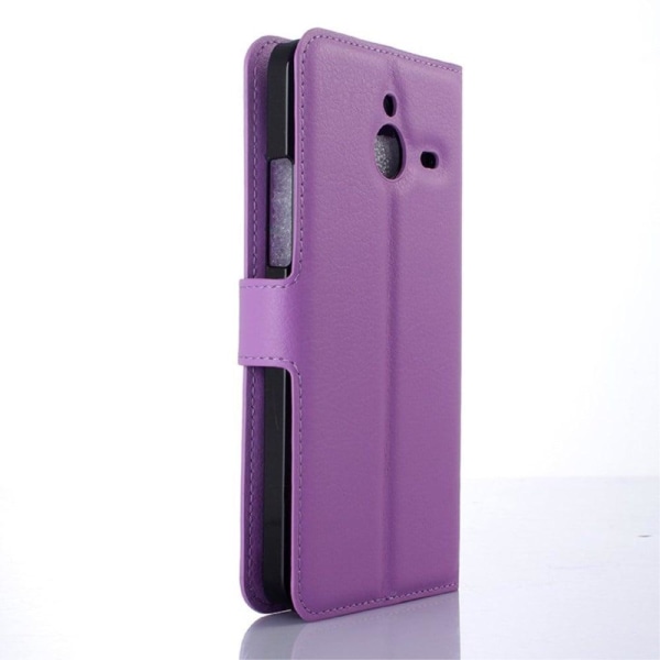 Moen Microsoft Lumia 640 XL Læder Flip Etui med Kortholder - Lil Purple