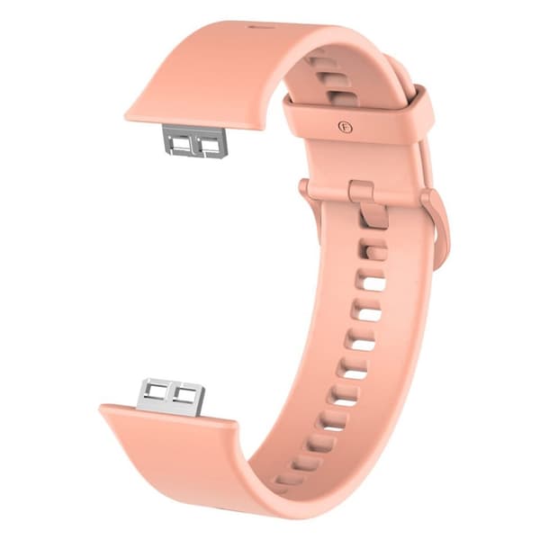 Huawei Watch Fit simple silicone watch band - Light Pink Rosa
