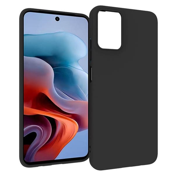 Mjukt och matt Motorola Moto G34 skal Svart