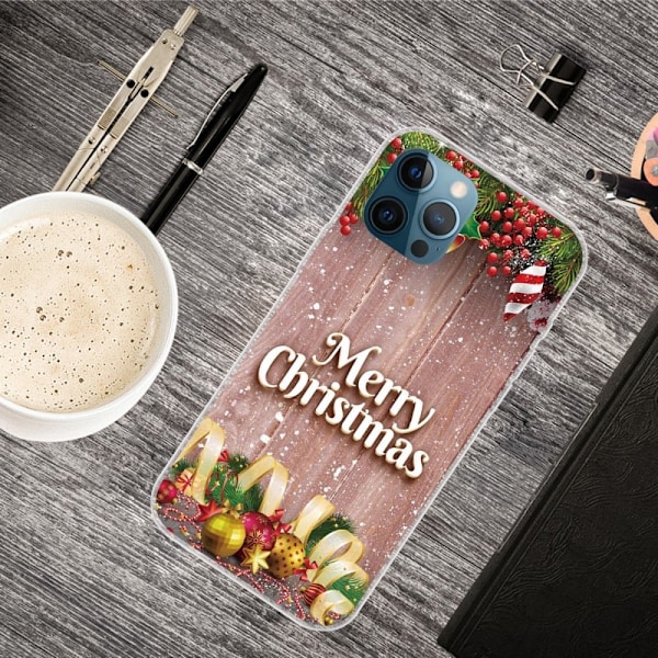 Julfodral till iPhone 14 Pro - Julklappar Brun