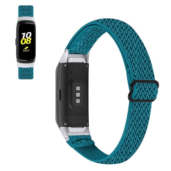 Samsung Galaxy Fit sportklockarmband i nylon - Azurit Blå
