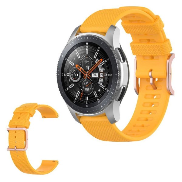Silikoneurrem til Samsung Galaxy Watch 3 (45mm) / Watch (46mm) - Yellow
