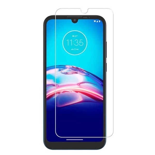0.3mm skærmbeskyttelse i hærdet glas til Motorola Moto E6s (2020) Transparent