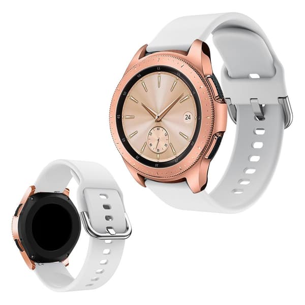Samsung Galaxy Watch (42mm) silikone Urrem - Hvid White