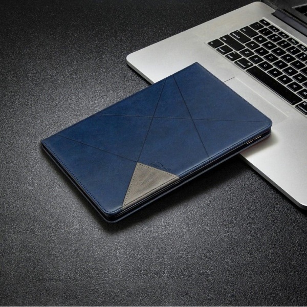 iPad 10.2 (2021) / (2020) / Air (2019) geometric pattern leather Blue