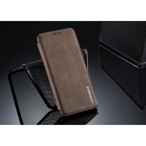 LC.IMEEKE Huawei P30 læderetui - Kaffe Brown