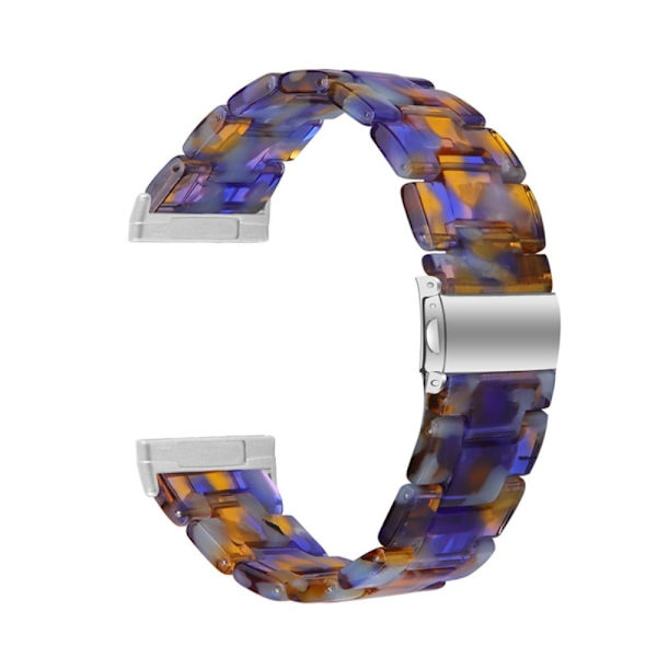 Fitbit Sense / Versa 3 hartsihelmikellon hihna - Sininen Valtameri Multicolor